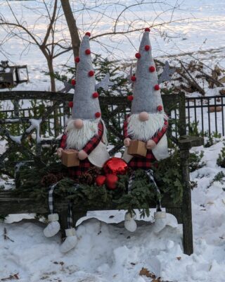 gnomes on bench 2